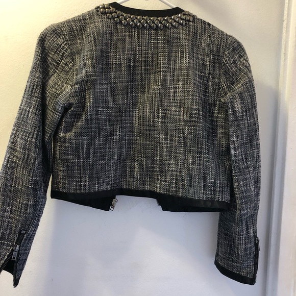 H&M cropped long sleeve jacket, size 2 - Picture 3 of 4